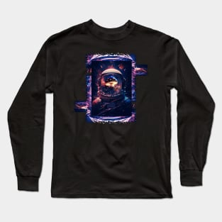 Astronaut Mushroom Bloom Long Sleeve T-Shirt